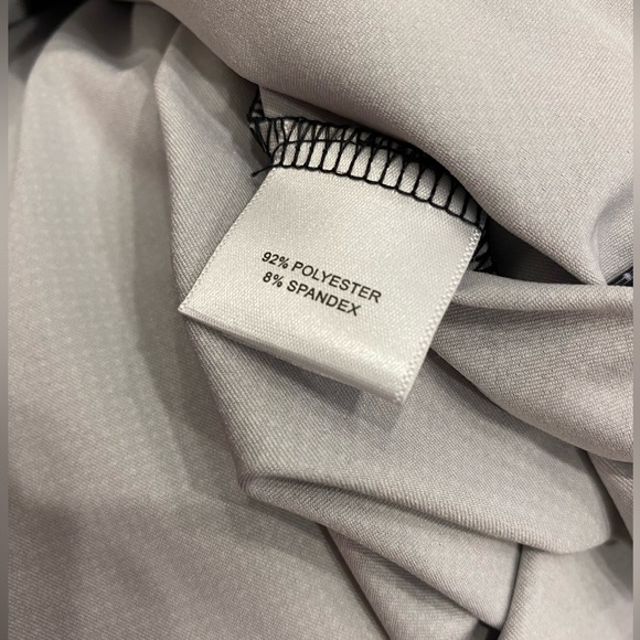 Peter Millar Polo Shirt Mens XL Black Summer Comfort Golf Stretch Striped Dots - Picture 6 of 7